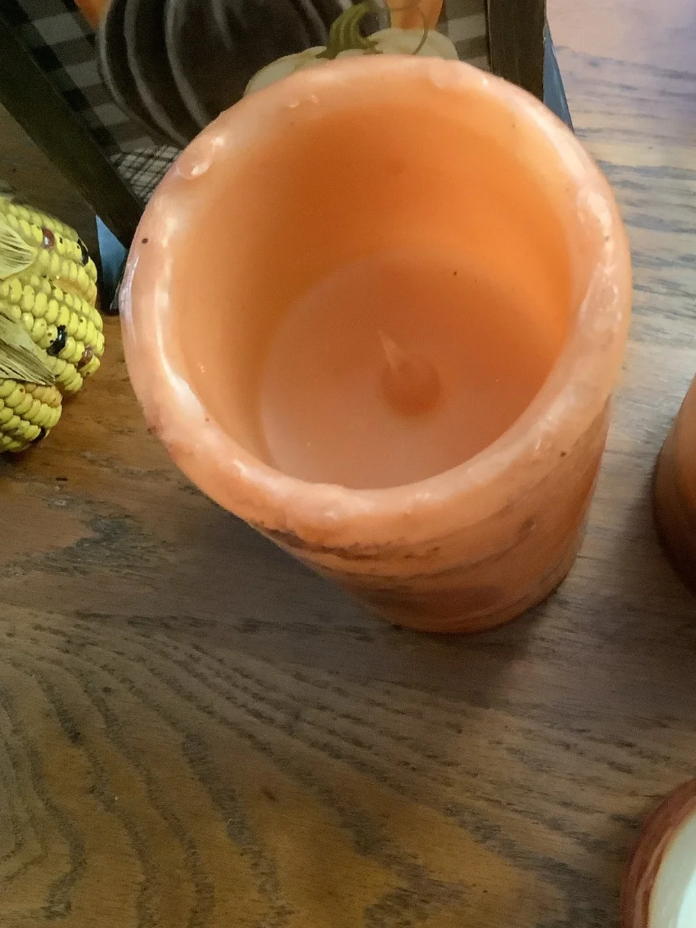 Wax LED Candle Set on Timers - Orange Gradient 2 Are New